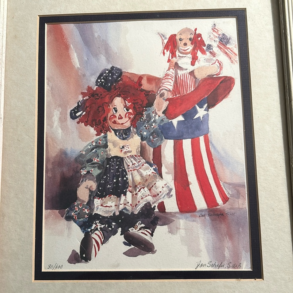 Janice Schafer signed and numbered print